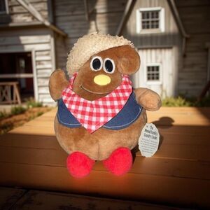 NWT Vintage Nestle 1984 Milky the Morsel Family's Country Cousin Stuffed Plush